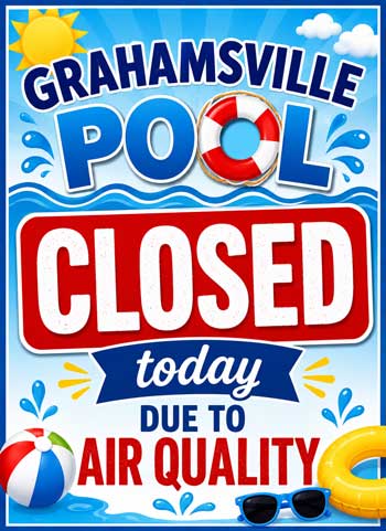 Grahamsville Pool Closed Today